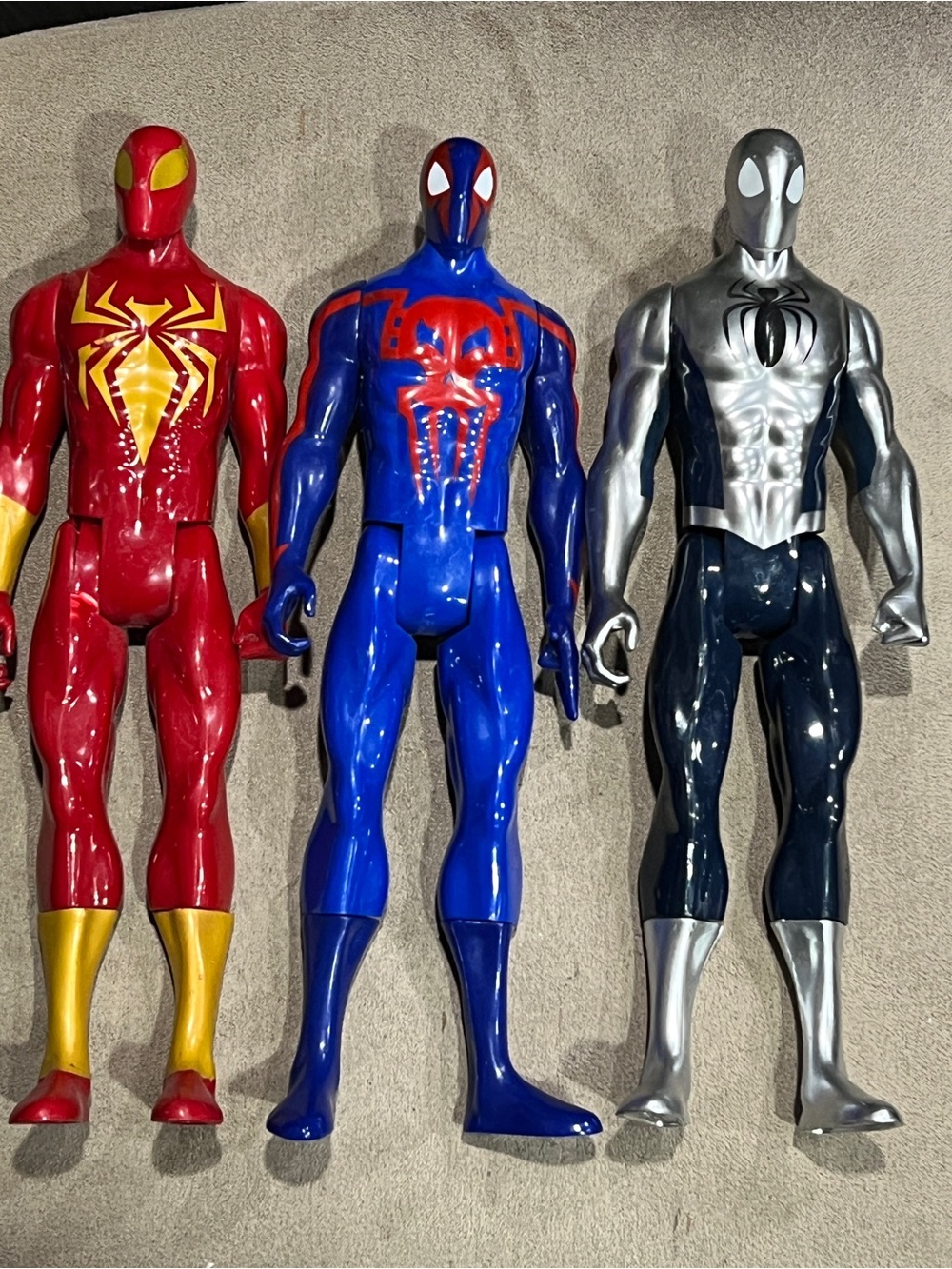 Marvel Ultimate Spiderman Titan Hero Series Spiderman Iron 2099 12” Figure lot